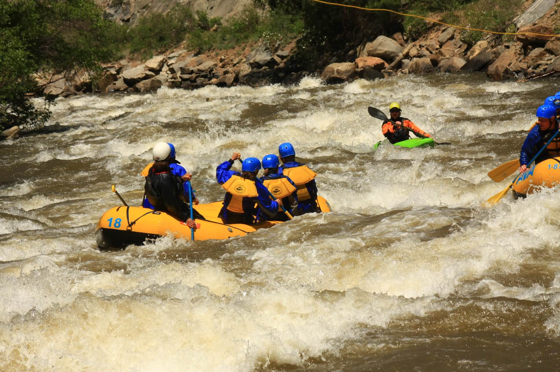 Summer Rafting in Colorado