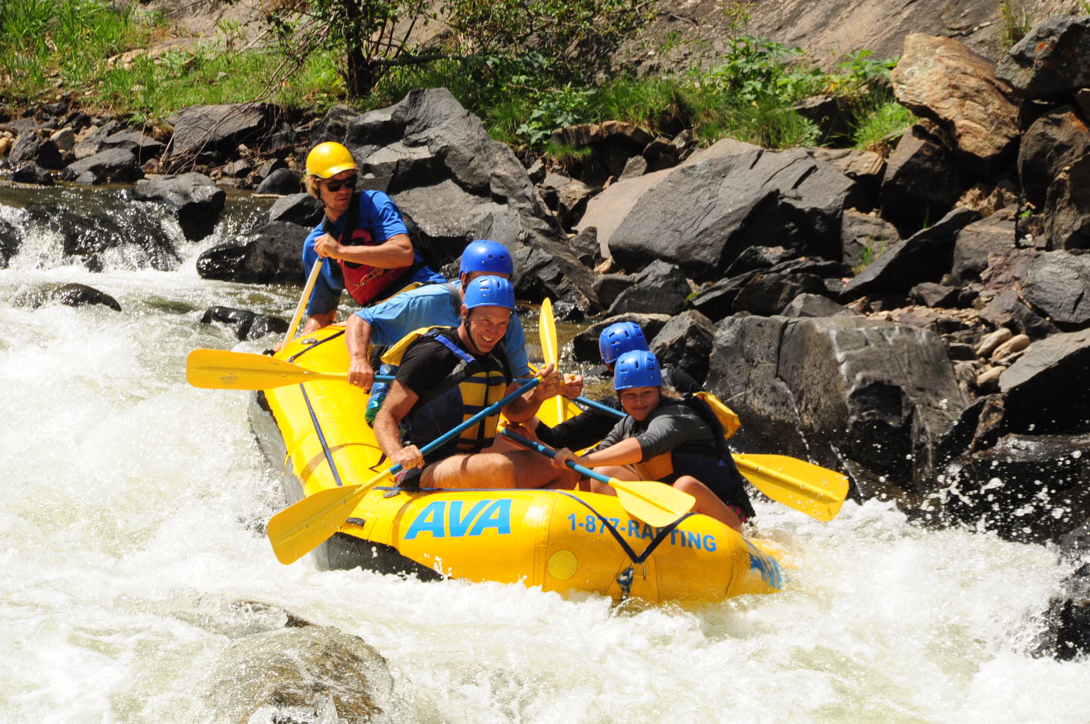 August Whitewater Rafting in Colorado