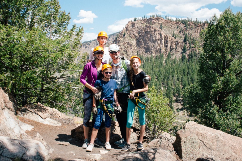 Family Zipline in Colorado