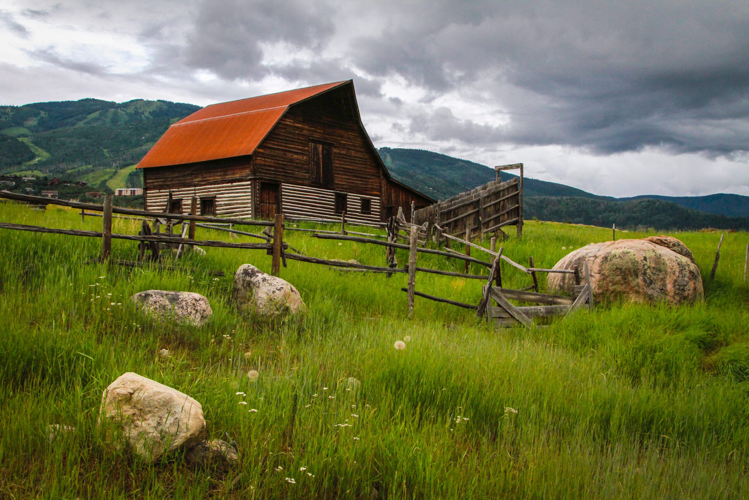house on hill, steamboat springs colorado