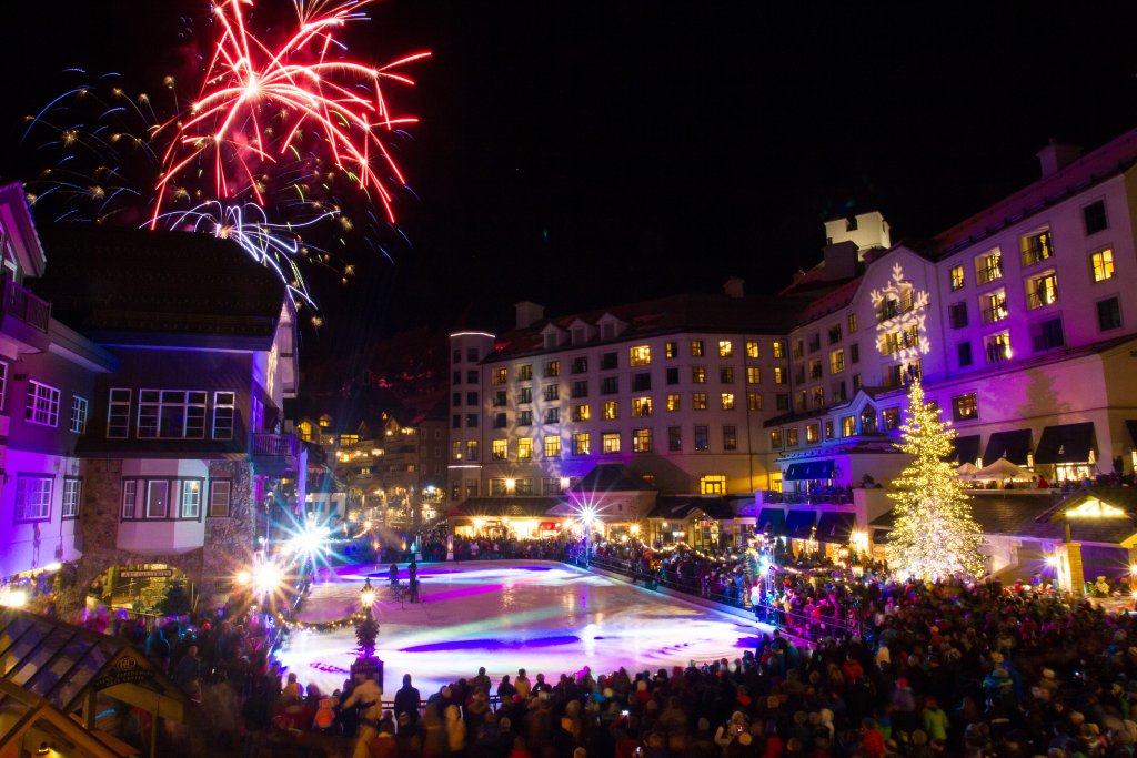Beaver Creek Resort Winter Fireworks