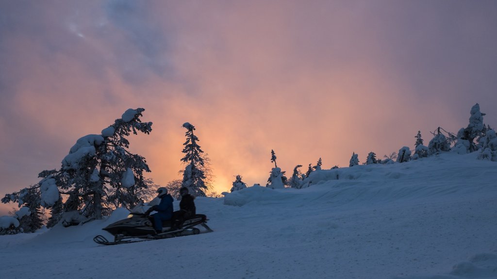 Snow Mobile Winter Adventure Colorado