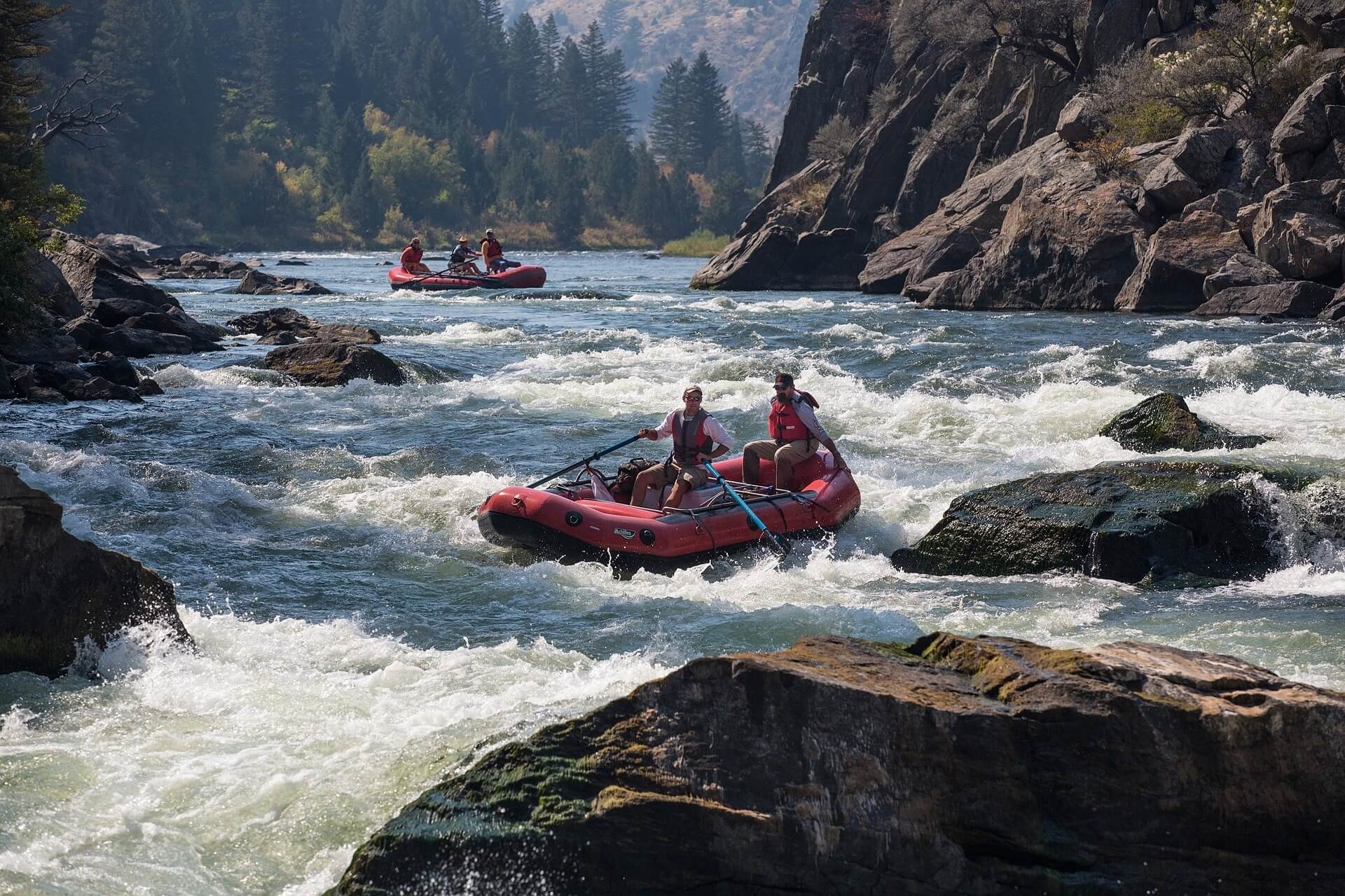 Whitewater rafting