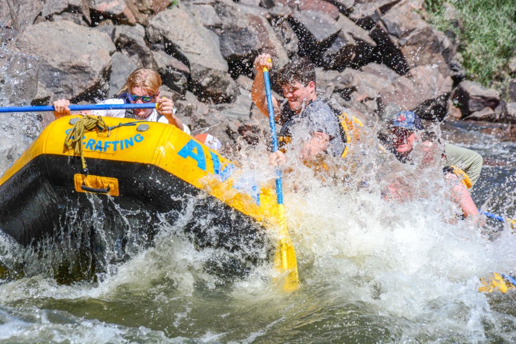 rafting on the Colorado River