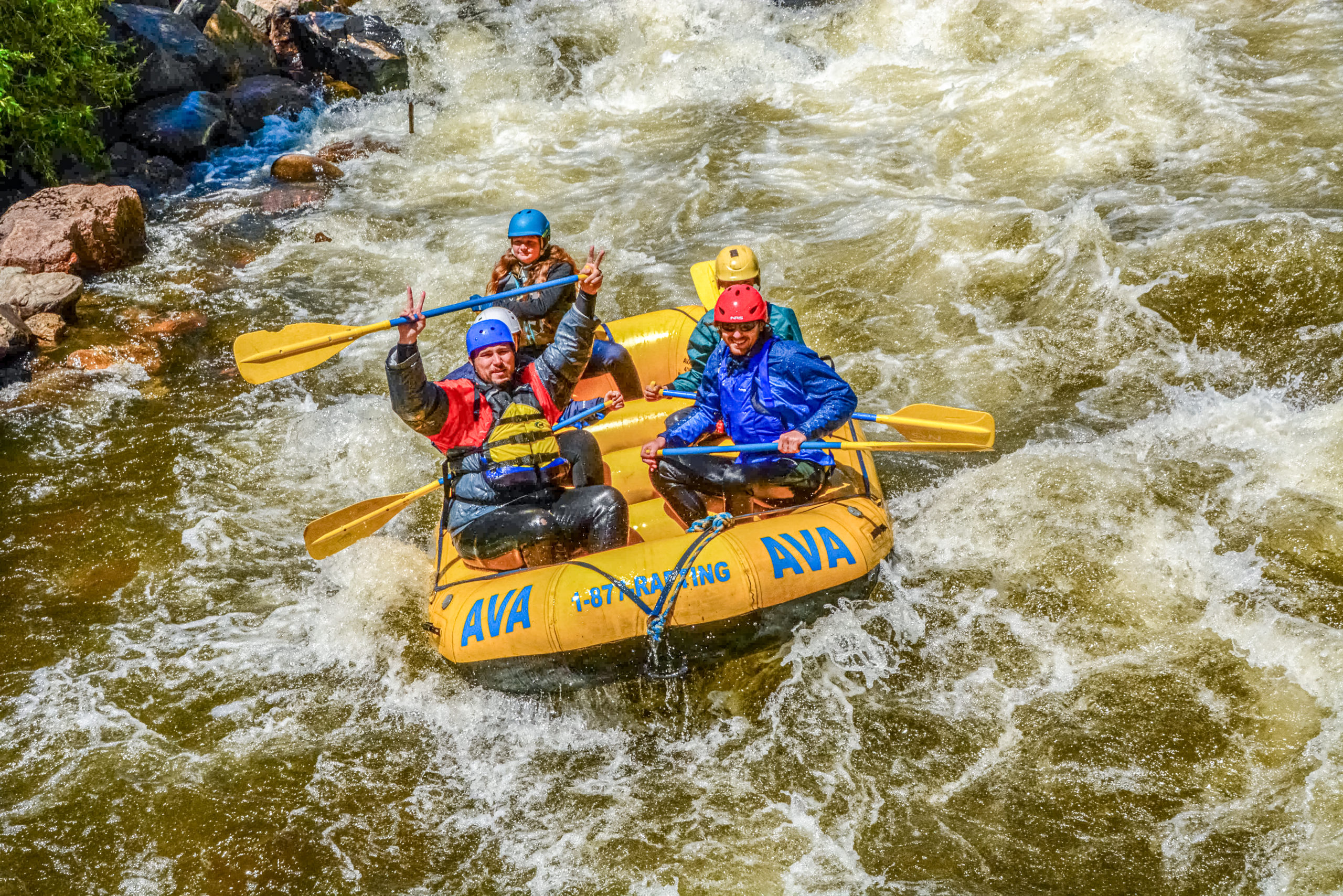 rafting with AVA Rafting & Zipline in Colorado