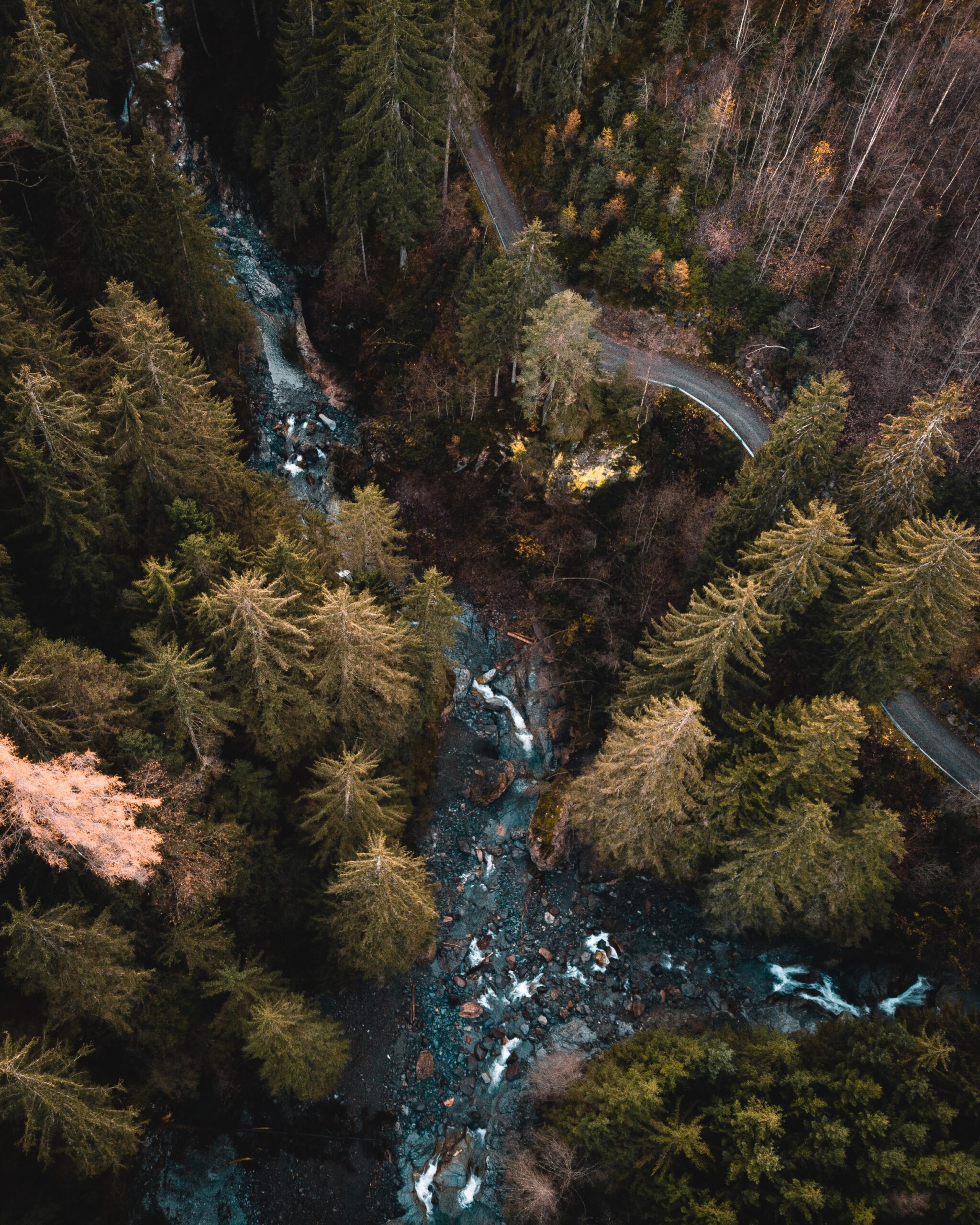 river shot from above