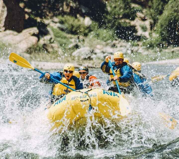 Whitewater rafting - intense