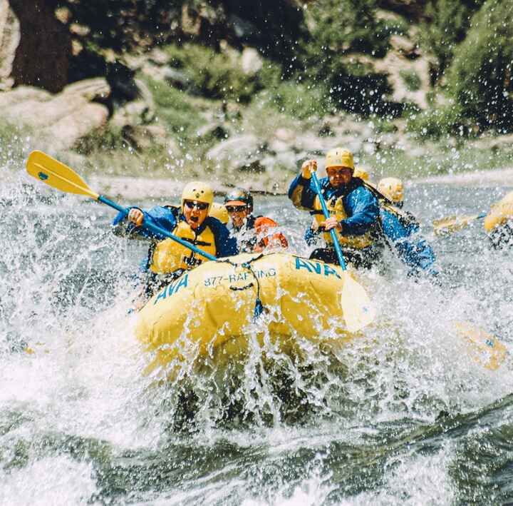 Whitewater rafting - intense