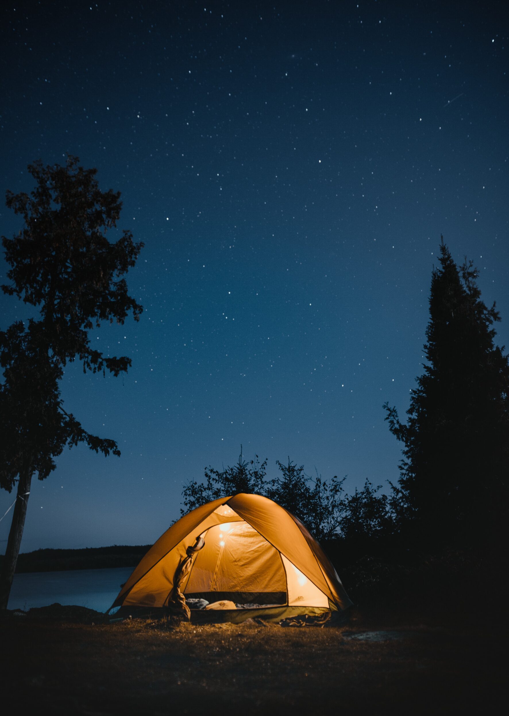 tent under stars