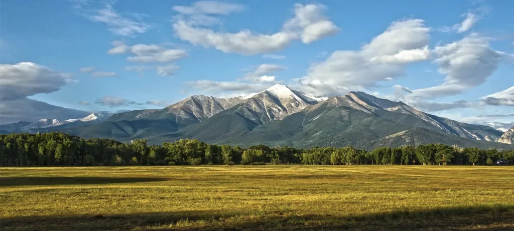 mountains near Buena Vista, Colorado.