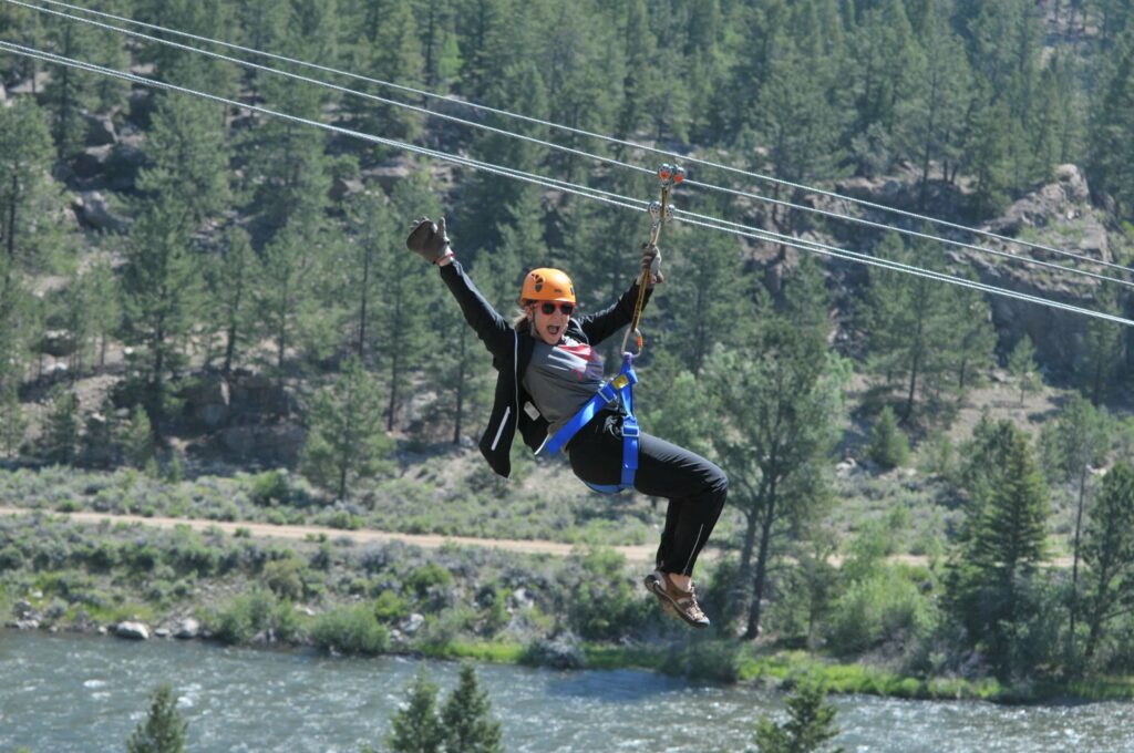 Buena Vista Colorado Mountaintop Zipline Tour.