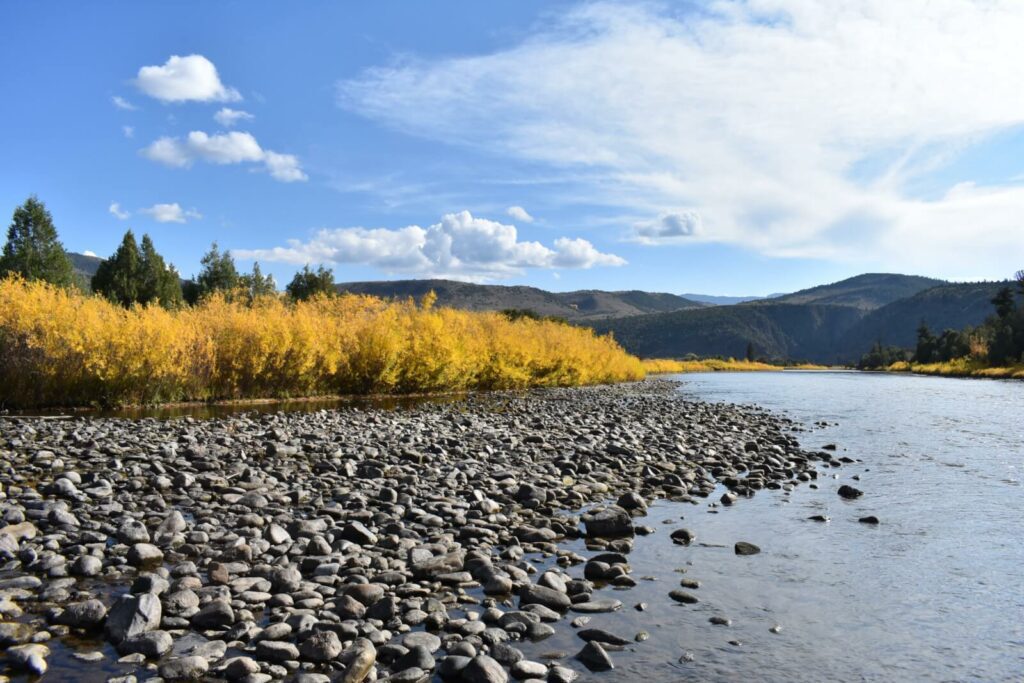 Fall colors on the Upper Colorado River near Kremmling