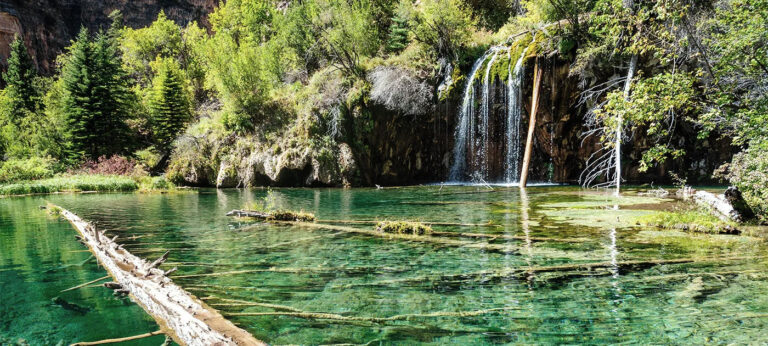 Hanging Lake near Glenwood Springs, Colorado.