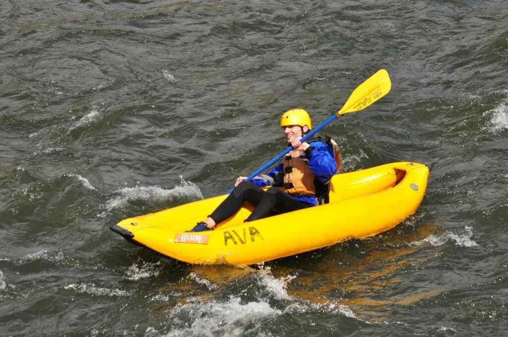 Inflatable Kayak Whitewater Rafting in Colorado