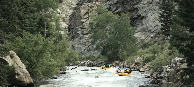 Rafting outside of Idaho Springs, Colorado.