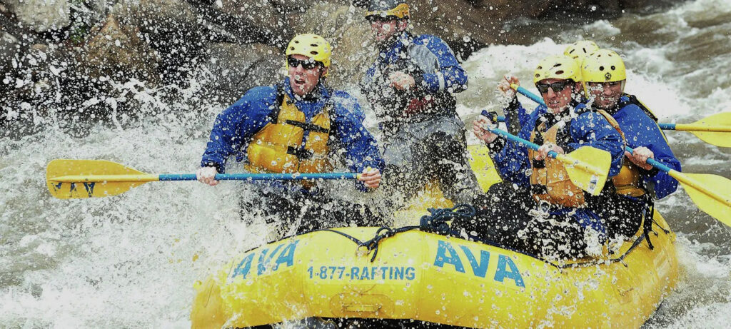 Whitewater rafting in Colorado.
