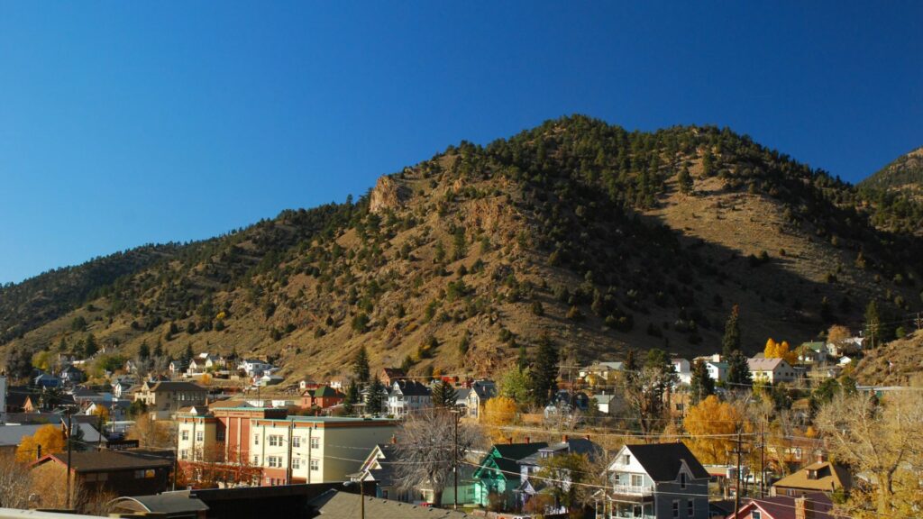 View of Idaho Springs, Colorado.