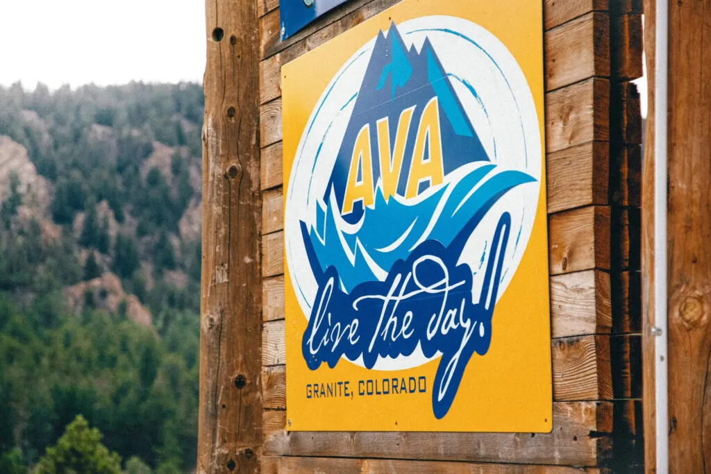 AVA sign in Colorado.