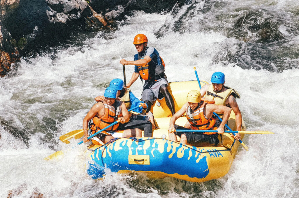 Rafting Clear Creek.