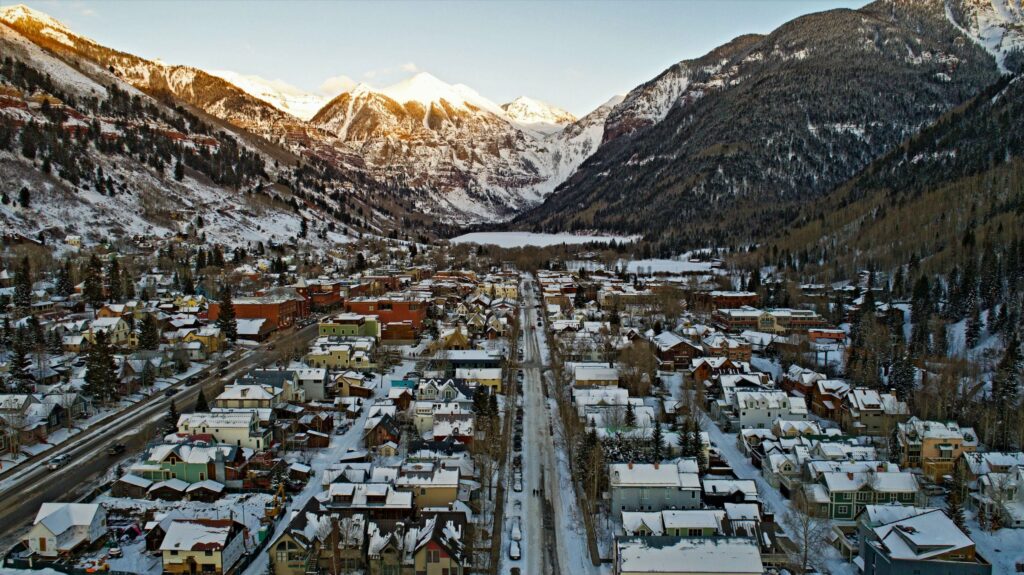 Telluride Downtown winter
