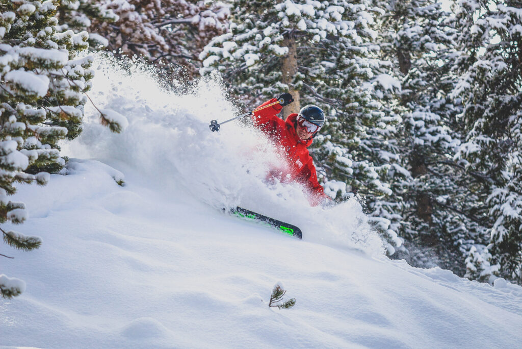 Breckenridge Skier on the slopes.