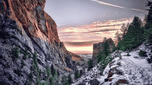 Eldorado Canyon State Park near Boulder, Colorado